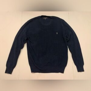 AllSaints - Men’s Lg Navy waffle sweater (strong and tactical)🎖️